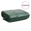 Zöld ponyva 2,5 x 3,5 m 650 g/m²