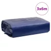 Kék ponyva 3 x 6 m 650 g/m²