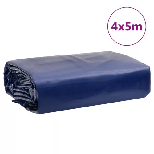 Kék ponyva 4 x 5 m 650 g/m²
