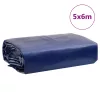 Kék ponyva 5 x 6 m 650 g/m²