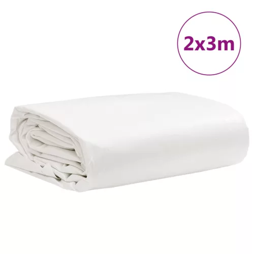 Fehér ponyva 2 x 3 m 650 g/m²