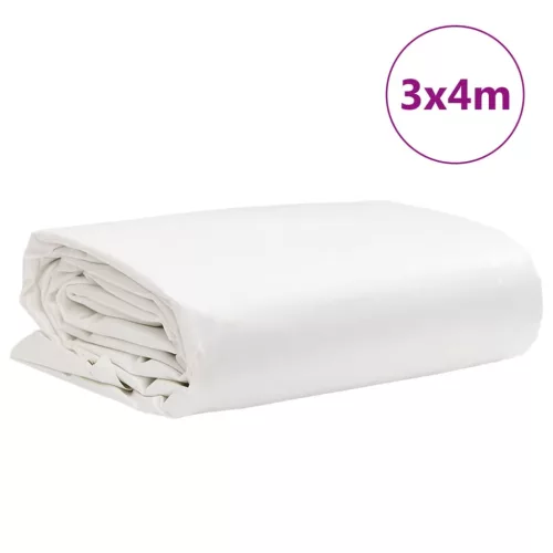Fehér ponyva 3 x 4 m 650 g/m²