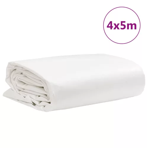 Fehér ponyva 4 x 5 m 650 g/m²
