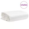 Fehér ponyva 3,5 x 5 m 650 g/m²