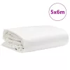 Fehér ponyva 5 x 6 m 650 g/m²