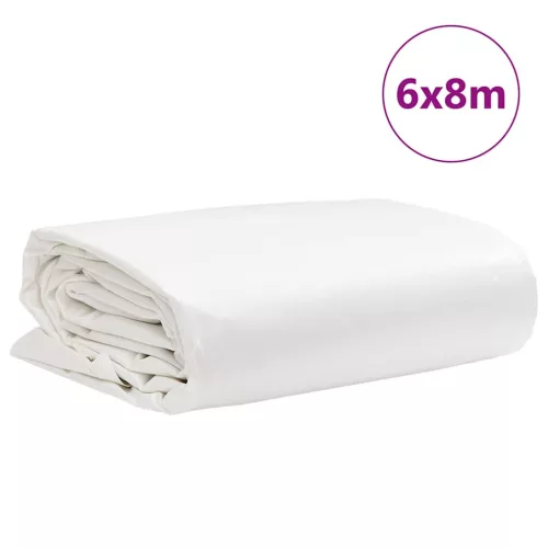 Fehér ponyva 6 x 8 m 650 g/m²