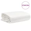 Fehér ponyva 2,5 x 4,5 m 650 g/m²