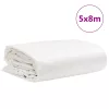 Fehér ponyva 5 x 8 m 650 g/m²