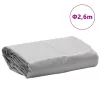 Szürke ponyva Ø 2,6 m 650 g/m²