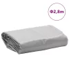 Szürke ponyva Ø 2,8 m 650 g/m²