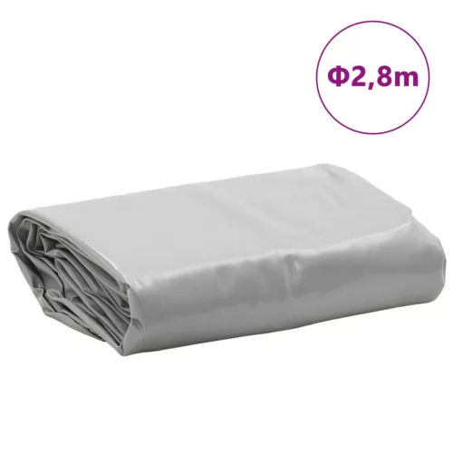 Szürke ponyva Ø 2,8 m 650 g/m²