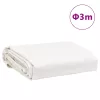 Fehér ponyva Ø 3 m 650 g/m²