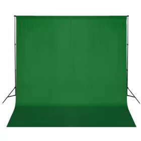 Zöld háttértartó állványrendszer 600 x 300 cm