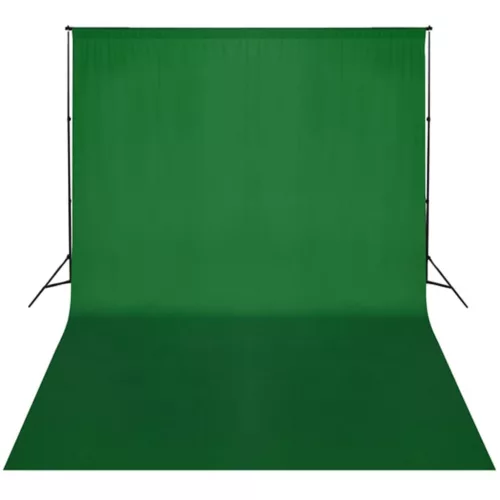 Zöld háttér állványrendszer 300 x 300 cm