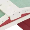 Piros és fehér fenyőfa robotfűnyíró-tároló 72 x 87 x 50 cm
