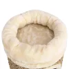 Tengerifű macskaház luxus párnával 33 cm