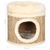 Tengerifű macskaház luxus párnával 33 cm