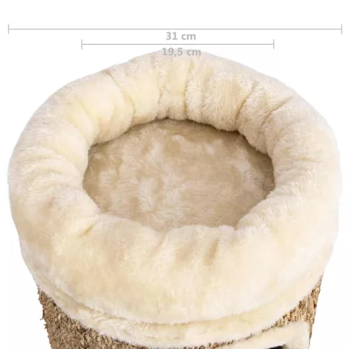 Tengerifű macskaház luxus párnával 33 cm