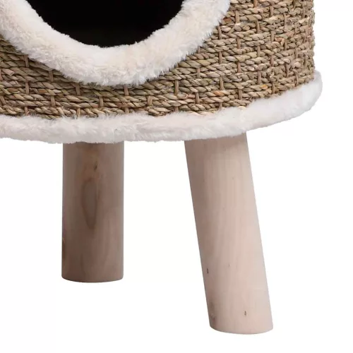 Tengerifű macskabútor falábakkal 41 cm