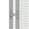Antracitszürke horganyzott acél madárketrec 213,5x217,5x211,5cm