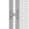 Antracitszürke horganyzott acél madárketrec 302,5x324,5x211,5cm