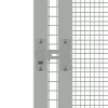 Szürke horganyzott acél madárketrec 302,5x324,5x211,5 cm