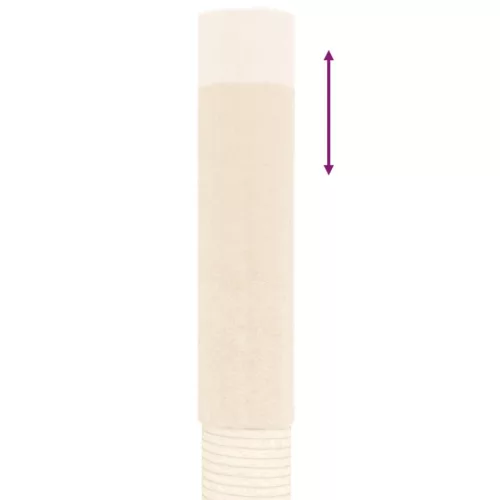 Krémszínű plafonig érő kaparófa 277-303 cm
