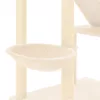 Krémszínű plafonig érő kaparófa 277-303 cm