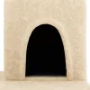 Krémszínű macskabútor szizál kaparófákkal 154 cm