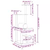 Krémszínű macskabútor szizál kaparófákkal 136 cm