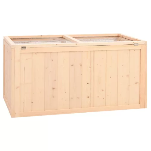 Tömör fenyőfa hörcsögketrec 104 x 52 x 54 cm