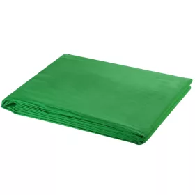   Zöld pamut háttér blueboxhoz állvány nélkül 600 x 300 cm