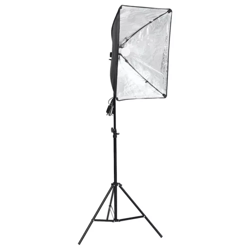 Stúdiólámpaszett hátterekkel és softboxokkal