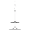 Fekete acél háttérállvány 305x243 cm