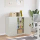 Szürke kétajtós acél irodai szekrény 90 cm