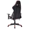 Fekete és piros műbőr gamer szék