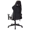 Fekete és arany színű műbőr gamer szék