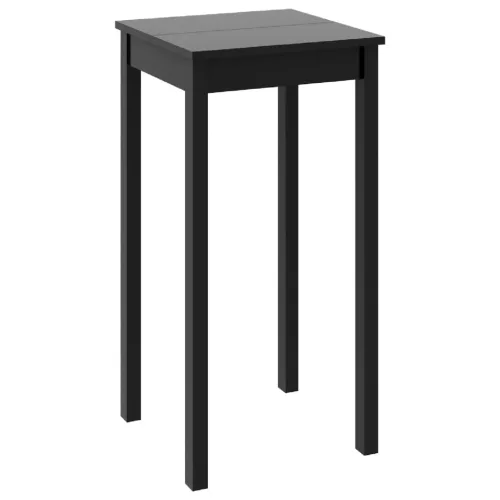 Fekete MDF bárasztal 55 x 55 x 107 cm