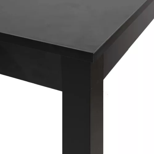 Fekete MDF bárasztal 55 x 55 x 107 cm