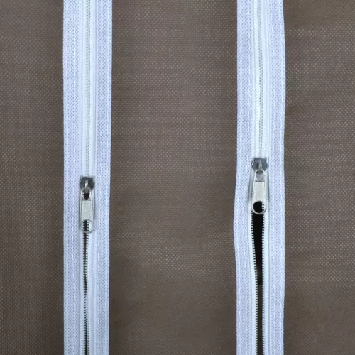 Barna szövet ruhásszekrény tárolórekeszekkel 45x150x176 cm