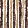 Bézs és világosbarna zsenília rovarfüggöny 90 x 220 cm