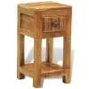 Egyfiókos tömör mangófa éjjeliszekrény
