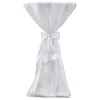Asztal Borító Fehér 60 cm Szalaggal 2 db