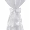 Asztal Borító Fehér 60 cm Szalaggal 2 db