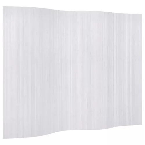 Fehér bambusz paraván 250 x 165 cm