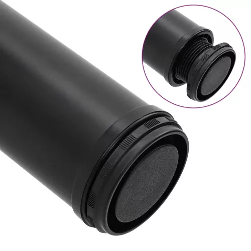 4 db állítható magasságú fekete asztalláb 1100 mm