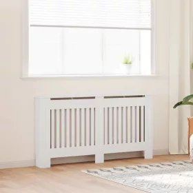 Fehér MDF radiátorburkolatos szekrény 152 cm