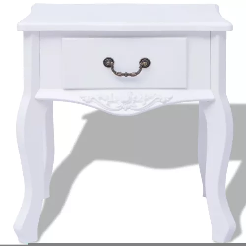2 db éjjeliszekrény MDF fehér