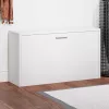 80x24x45 cm fehér cipőtároló pad