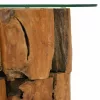 Tömör tíkfa uszadék dohányzóasztal 60 cm